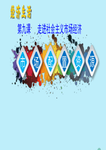 高中政治 第九课 走进社会主义市场经济 9.1 市场配置资源课件2 新人教版必修1