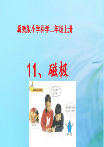 二年级科学上册 磁铁 11 磁极课件 冀教版