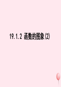 八年级数学下册 第十九章 一次函数 19.1 变量与函数 19.1.2 函数的图象（第2课时）课件 