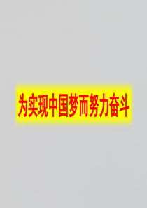 八年级历史下册 第三单元 中国特色社会主义道路 第11课 为实现中国梦而努力奋斗课件 新人教版