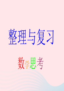 2020春六年级数学下册 6 整理与复习 4数学思考教学课件 新人教版