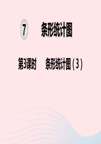 2019秋四年级数学上册 第7单元 条形统计图 第3课时 条形统计图教学课件 新人教版