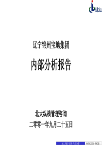 北大纵横—北京世博伟业房地产人力资源诊断报告（锦州宝地）