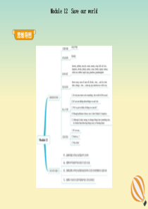 2019年秋九年级英语上册 Module 12 Save our world同步课件02 （新版）外