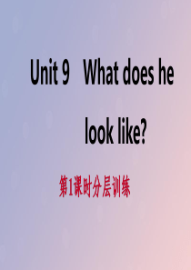 2019年春七年级英语下册 Unit 9 What does he look like（第1课时）分