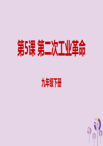 2019年春九年级历史下册 第二单元 第二次工业革命和近代科学文化 2.5 第二次工业革命课件 新人