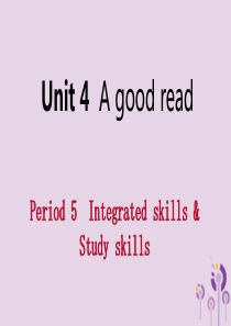 2019年春八年级英语下册 Unit 4 A good read Period 5 Integrat