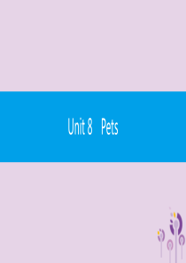 2019春七年级英语下册 Unit 8 Pets（第4课时）Integrated skills & 