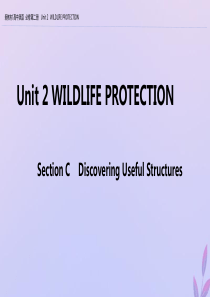 2019-2020学年新教材高中英语 Unit 2 WILDLIFE PROTECTION Sect