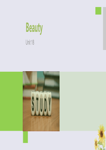 2019-2020学年高中英语 Unit 18 Beauty Period Six课件 北师大版选修