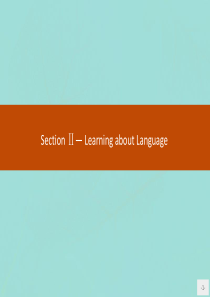 2019-2020学年高中英语 Unit 5 First aid Section Ⅱ— Learni