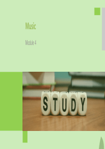 2019-2020学年高中英语 Module 4 Music Period Three课件 外研版选