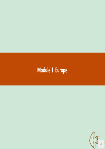 2019-2020学年高中英语 Module 1 Europe Section Ⅰ Introduc