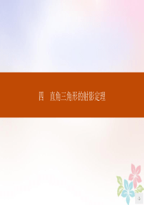 2019-2020学年高中数学 第一讲 相似三角形的判定及有关性质 1.4 直角三角形的射影定理课件