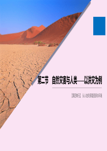 2019-2020学年高中地理 第四单元 从人地关系看资源与环境 第二节 自然灾害与人类——以洪灾为