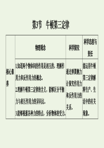 2019-2020版新教材高中物理 第三章 第3节 牛顿第三定律课件 新人教版必修第一册