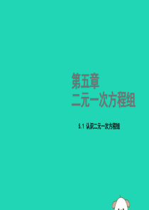 2018年秋八年级数学上册 第五章 二元一次方程组 5.1 认识二元一次方程组教学课件 （新版）北师