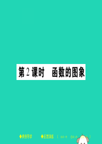 2018春八年级数学下册 第17章《函数及其图象》第2课时 函数的图象习题课件 （新版）华东师大版