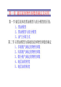 储层流体物性参数的确定及应用