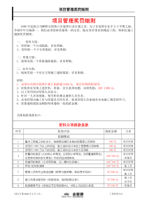 项目管理奖罚细则(发布版)(1)