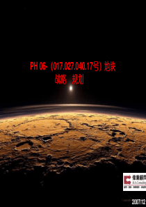 伟业顾问-沈阳PH06-(01702704017号)地块战略规划方案-66PPT