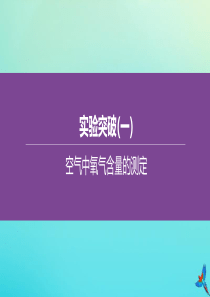 （山西专版）2020中考化学复习方案 实验突破（01）空气中氧气含量的测定课件