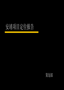 成都安靖镇房地产项目市场定位报告-68PPT