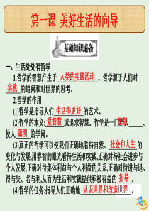 （全国通用）2020高考政治（艺考生文化课）冲刺点金 第一单元 生活智慧与时代精神 第一课 美好生活