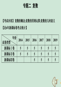 （全国通用）2020高考数学 艺考生文化课 第一章 专题二 复数课件