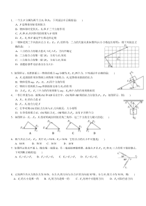 力的合成-带解析