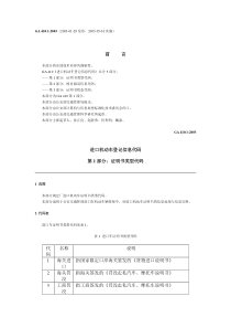 GA 410.1~410.3-2003进口机动车登记信息代码