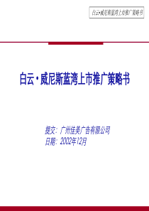 佳美-白云威尼斯蓝湾上市推广策略书