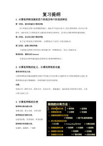 2013北工大计算机网络应用复习提纲整理版