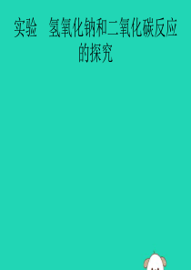 （课标通用）安徽省2019年中考化学总复习 实验 氢氧化钠和二氧化碳反应的探究课件