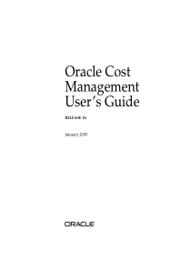 dOracle Cost Management User’s Guide(PDF 539)英文版