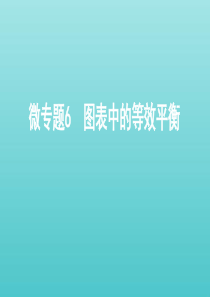 （江苏专用版）2020版高考化学总复习 专题六 微专题6 图表中的等效平衡课件