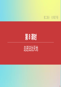 （江苏专版）2020中考道德与法治复习方案 第二部分 七下 第08课时 走进法治天地课件