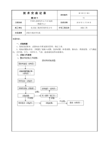 试验技术交底