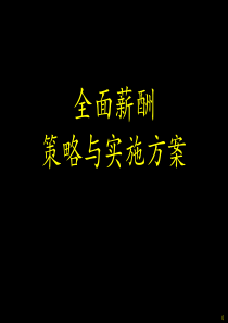 全面人力资源薪酬策略及实施方案