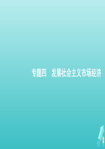 （广西专用）2020版高考政治二轮复习 专题四 发展社会主义市场经济课件