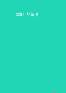 （甘肃地区）2019年中考道德与法治 九下 第一单元 我们共同的世界复习课件