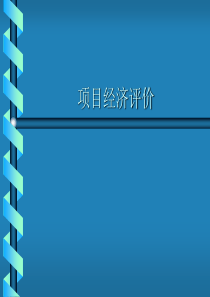 项目经济评价（PPT 42页）