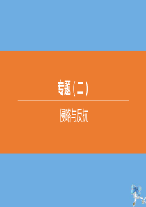 （包头专版）2020中考历史复习方案 专题02 侵略与反抗课件