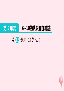 一年级数学上册 第5单元 6-10的认识和加减法 第12课时 10的认识教学课件 新人教版