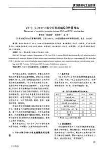 YB-3与DYB-3航空有机玻璃综合性能对比