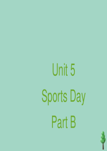 五年级英语下册 Unit 5 Sports Day Part B课件2 闽教版（三起）