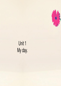 五年级英语下册 Unit 1 My day Part A习题课件 人教PEP版