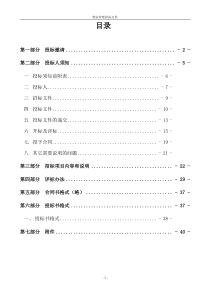 物业招标文件(任务)