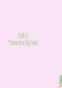 五年级英语上册 Unit 5 There is a big bed Part B（第5课时）习题课件