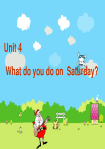 四年级英语下册 Unit 4 What do you do on Saturday partb课件2